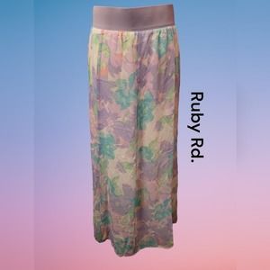 Ruby Rd Chiffon skirt size 3X